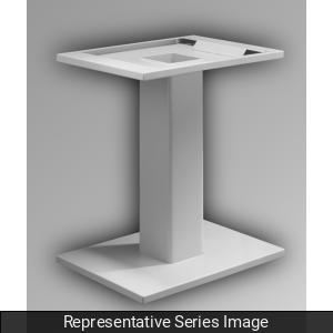 Product image for HMND 2CLS PEDESTAL-26 HIGH-LT GRAY