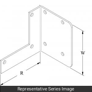 Product image for HMND 1487CL2SS N4X WIREWAY 4X4 BRAC