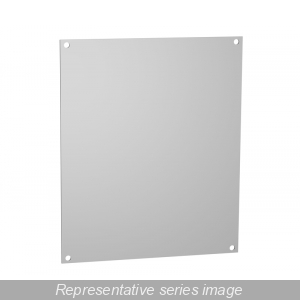 Product image for Hammond Manufacturing 14R1311 13.85 x 5.68 x 15.73 Inch NEMA 4X White Baked Powder Coated 14 Gauge Steel Enclosure Back Panel