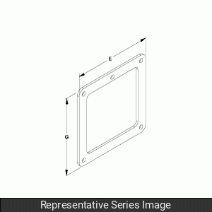 Product image for HMND 1487CKSS N4X WIREWAY 4X4 BOX C