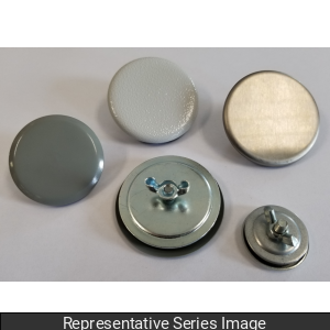 Product image for Hammond Manufacturing HP50 0.5 Inch Conduit Gray Steel Oiltight Enclosure Hole Plug