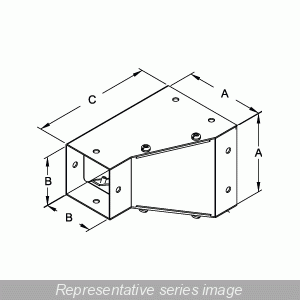 Product image for HMND CWCRD42 CORNER REDUCER 4"TO 2.
