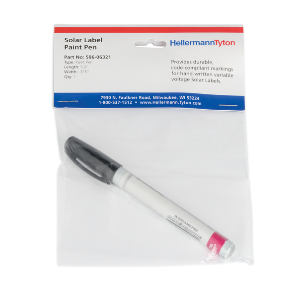 Product image for TYN 596-06321 Paint Pen PL BK 1/PK