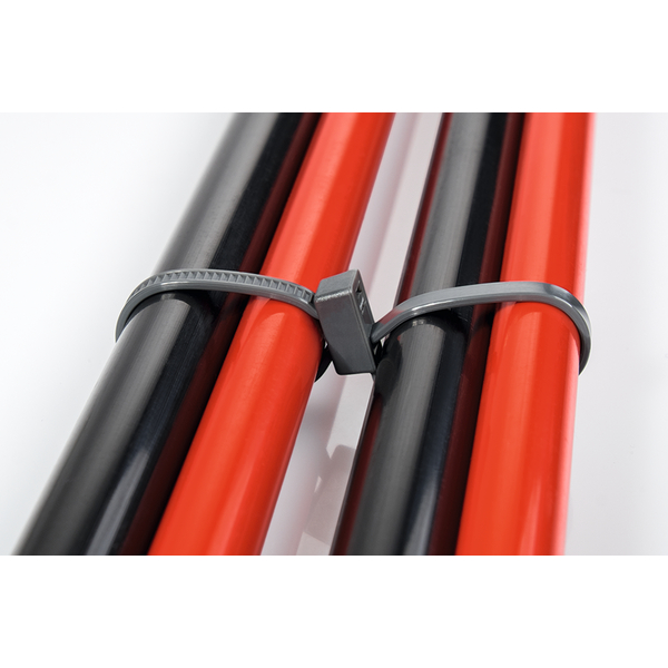 Mayer-DDS-Double-Head Cable Tie, 15.7" Long, 120lb Tensile Strength, PA66, Black, 500/pkg-1