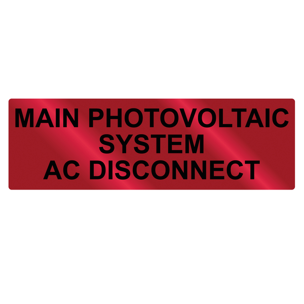 Product image for TYN 596-00861 METAL MAIN PV AC DISC