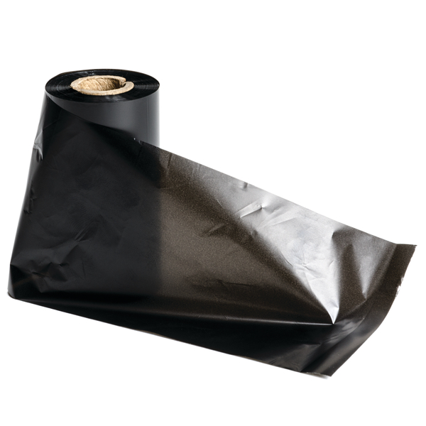 Product image for Hellermann Tyton TT822OUTSM 0.5 Inch Core 242 Foot x 4.33 Inch Black Polyester Film Thermal Transfer Printer Ribbon