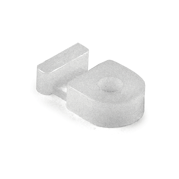 Product image for Hellermann Tyton MB29C2 18 - 50 lb .807 x .490 Inch #8 Screw Hole Natural Polyamide Low Profile Cable Tie Mount