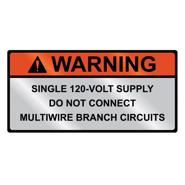 Product image for TYN 596-00837 METAL WARN 120V SUPPL