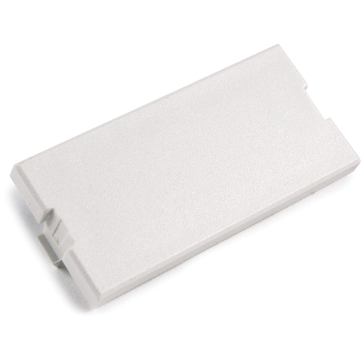 Modular Faceplate Blank Insert, ABS, White, 3/pkg