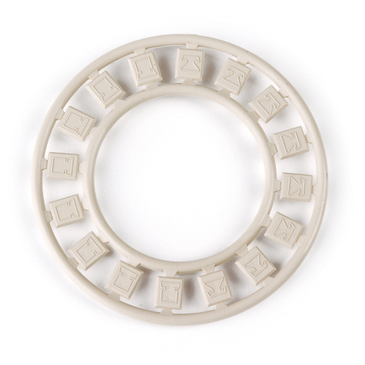 Modular Faceplate Icon Ring, Ivory, 6/pkg
