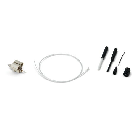 Connector, Fiber Optic ST Multimode OM2 (50/125), Pre-Polished (Cleave & Insert), 1/Pkg