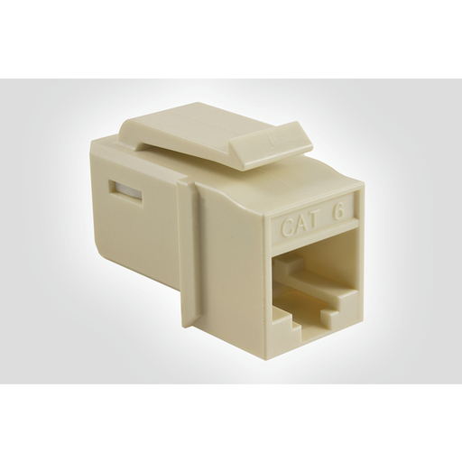 GST Category 6 UTP Modular Keystone Jack, Plenum Rated, Office White, 1/bag