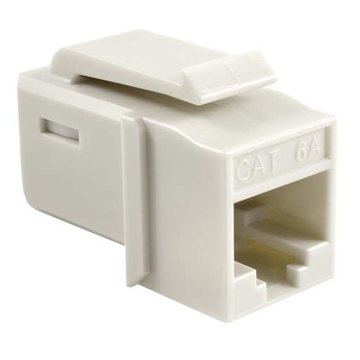 GST Category 6A UTP Modular Keystone Jack, Plenum Rated, White, 1/bag