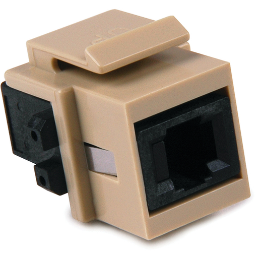 MTRJ Fiber Module, Ivory, 1/pkg