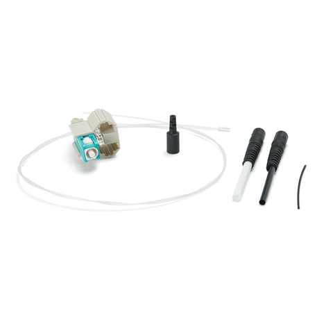 Connector, Fiber Optic SC Multimode OM3 (50/125), Pre-Polished (Cleave & Insert), 1/Pkg