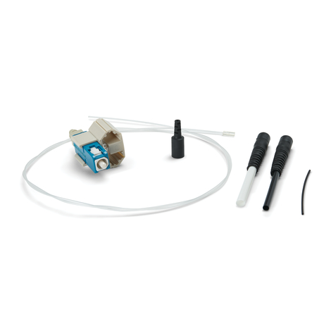 Connector, Fiber Optic SC Singlemode OS2, Pre-Polished (Cleave & Insert), 1/Pkg