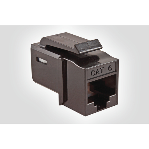 GST Category 6 UTP Modular Keystone Jack, Plenum Rated, Brown, 1/pkg
