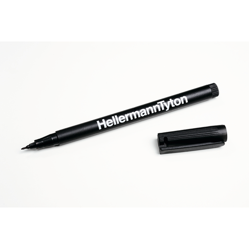 Felt Tip Pen, Black, 1/pkg