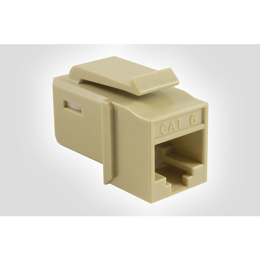 GST Category 6 UTP Modular Keystone Jack, Plenum Rated, Ivory, 1/bag