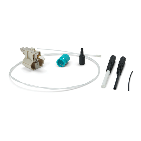 Connector, Fiber Optic ST Multimode OM3 (50/125), Pre-Polished (Cleave & Insert), 1/pkg