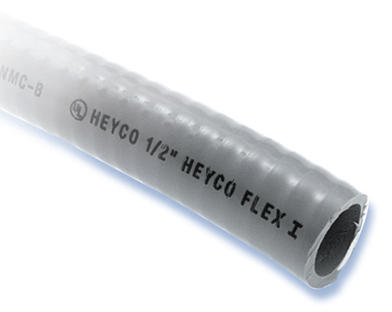 Plastic Conduit, 1.05" ID, 1" Trade Size, PVC, Gray