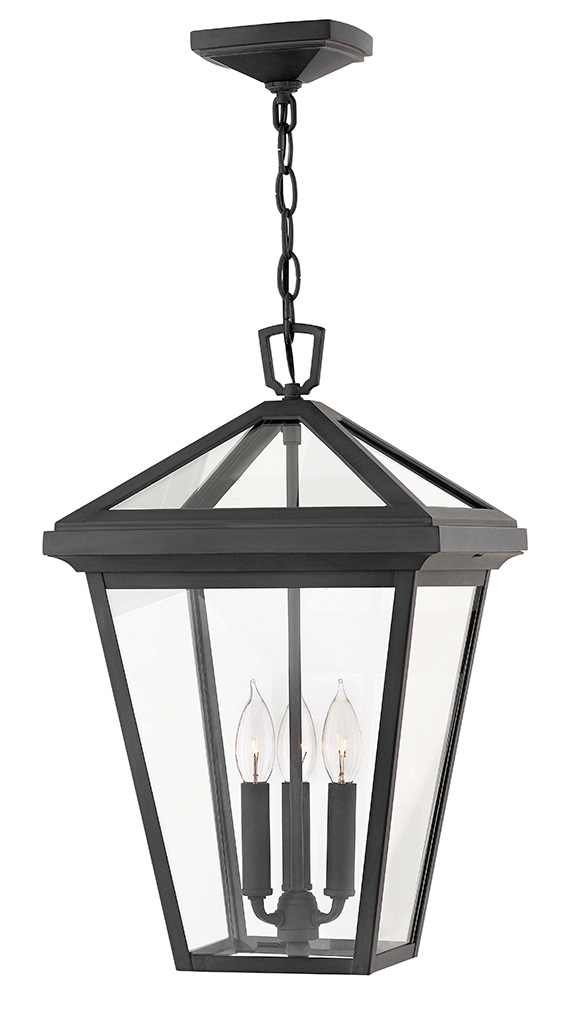 Product image for Alford Place 3 Light Large Hanging Lantern - Museum Black