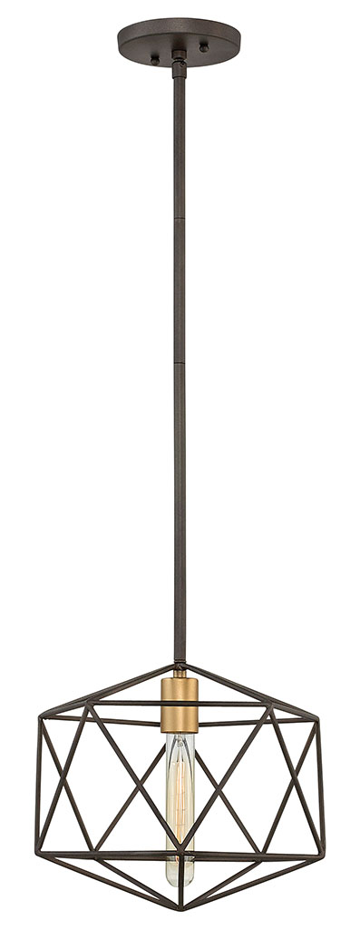 Product image for Astrid 1 Light Small Pendant - Metallic Matte Bronze