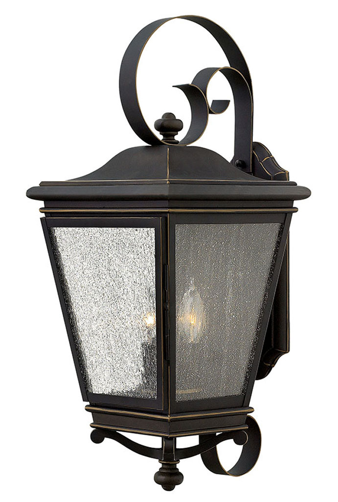 Product image for Lincoln 3 Light Extra Large Wall Lantern - Oil Rubbed Bronze