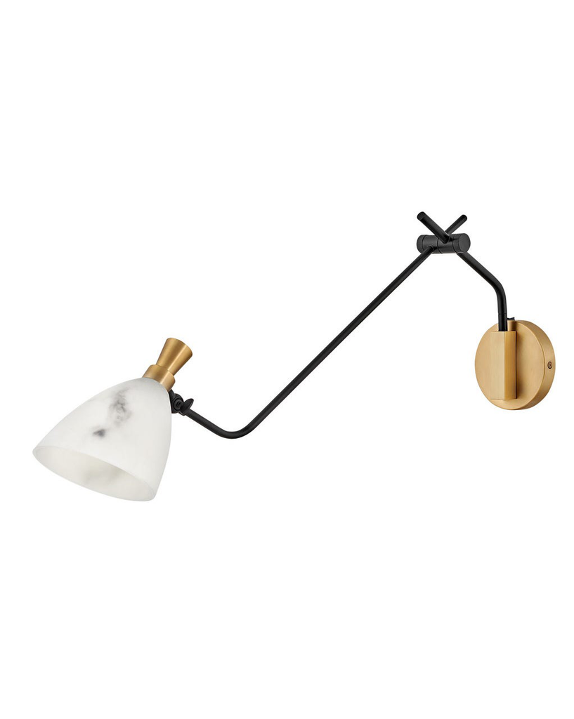 Product image for Sinclair 1 Light LED Wall Sconce - Heritage Brass