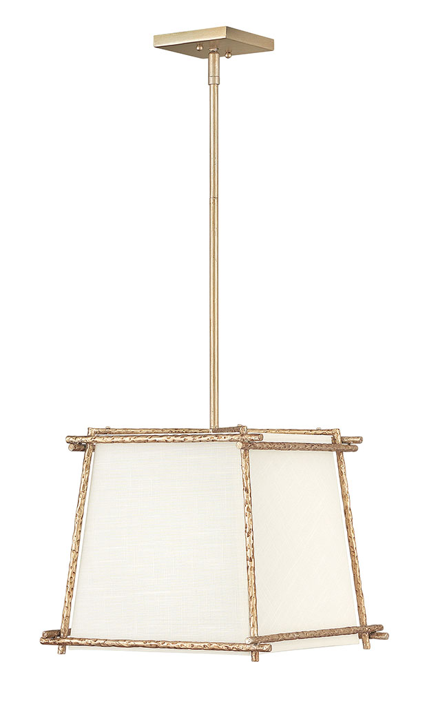 Product image for Tress 1 Light Small Pendant - Champagne Gold