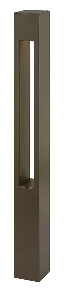 Product image for Atlantis LED Large Square Bollard - Bronze