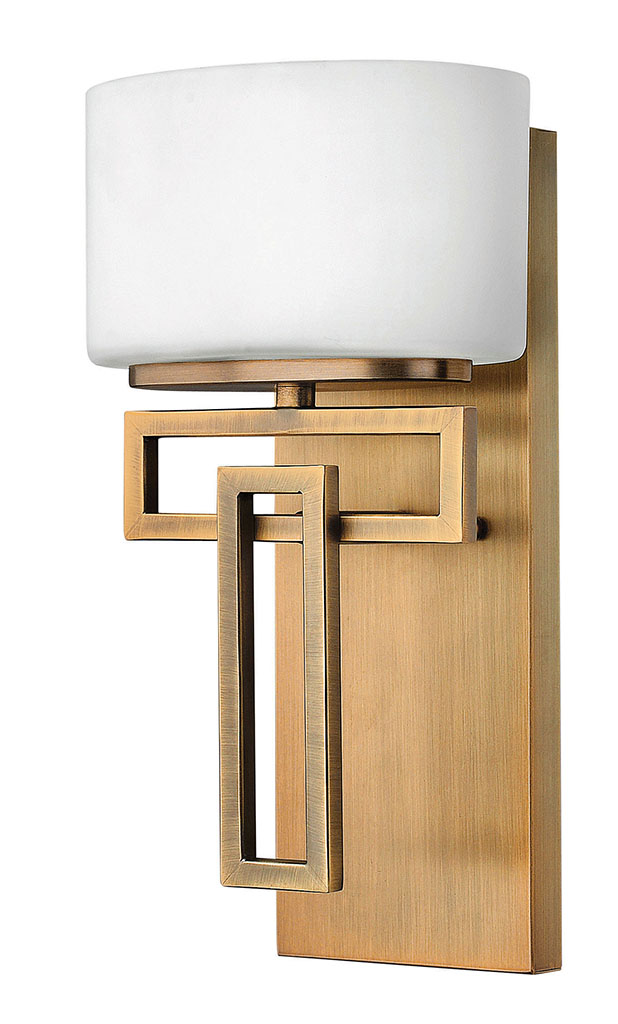 Product image for Lanza 1 Light LED Wall Sconce - Brushed Bronze