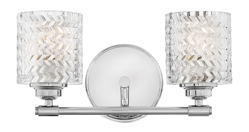 Product image for Elle 2 Light Vanity - Chrome