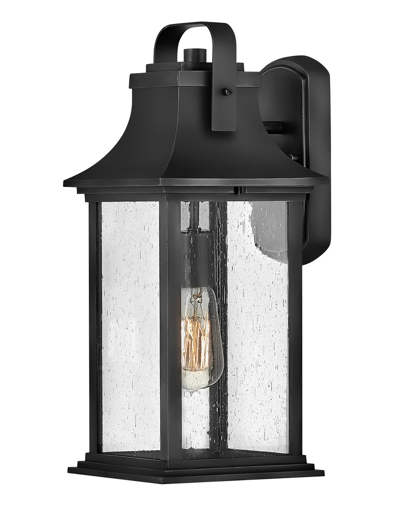Product image for Grant 1 Light Medium Wall Lantern - Textured Black
