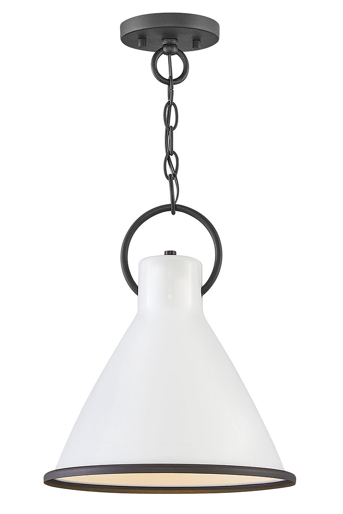 Product image for Winnie 1 Light Small Pendant - Polished White