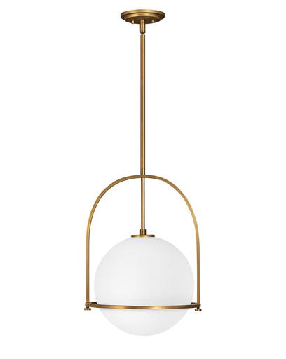 Product image for Somerset 1 Light Large Pendant - Heritage Brass