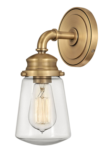 Product image for Fritz 1 Light Wall Sconce - Heritage Brass