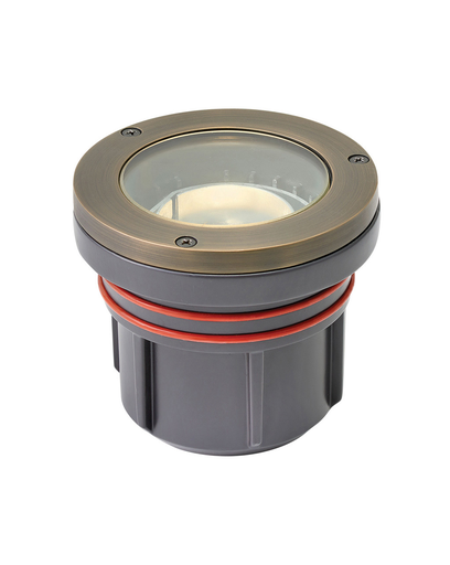 Product image for Flat Top 4" LED Well Light - Matte Bronze - 2700K