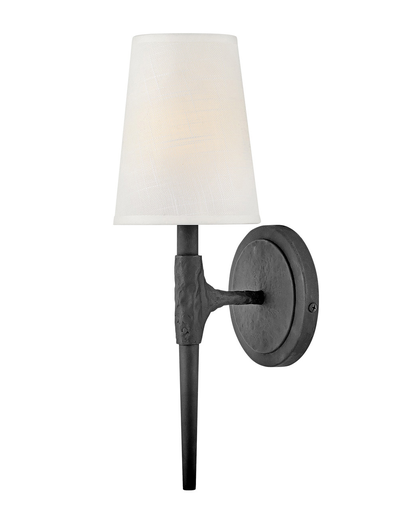 Product image for Beaumont 1 Light Wall Sconce - Black