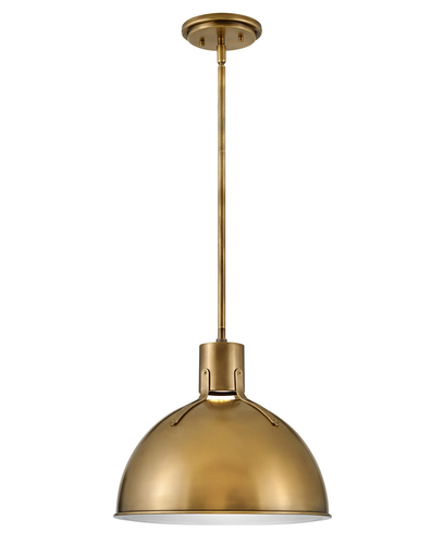 Product image for Argo 1 Light LED Pendant - Heritage Brass