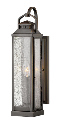 Product image for Revere 1 Light Small Wall Lantern - Blackened Brass