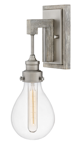 Product image for Denton 1 Light Wall Sconce - Pewter