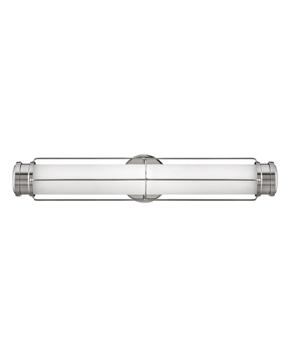 54302PN - Medium LED Sconce, Steel, Polished Nickel, Transitional, Coastal