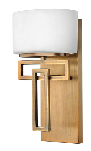 Product image for Lanza 1 Light LED Wall Sconce - Brushed Bronze