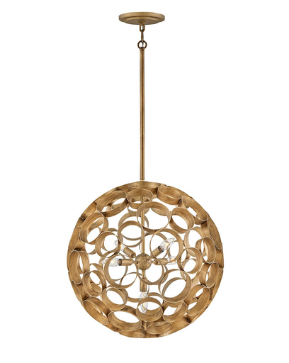 Product image for Centric 4 Light Chandelier - Burnished Gold