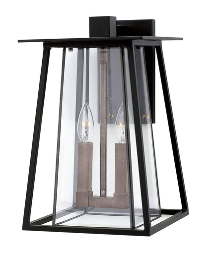 Product image for Walker 2 Light Medium Wall Lantern - Black