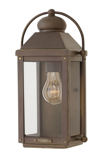 Product image for Anchorage 1 Light Small Wall Lantern - Light Oiled Bronze