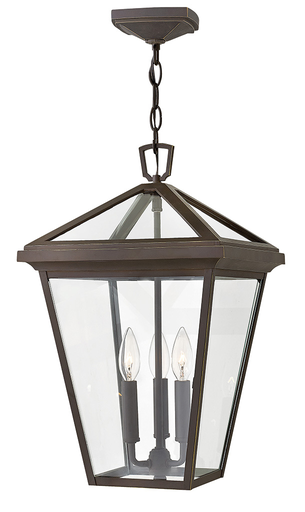 Product image for Alford Place 3 Light LED Large Hanging Lantern - Oil Rubbed Bronze