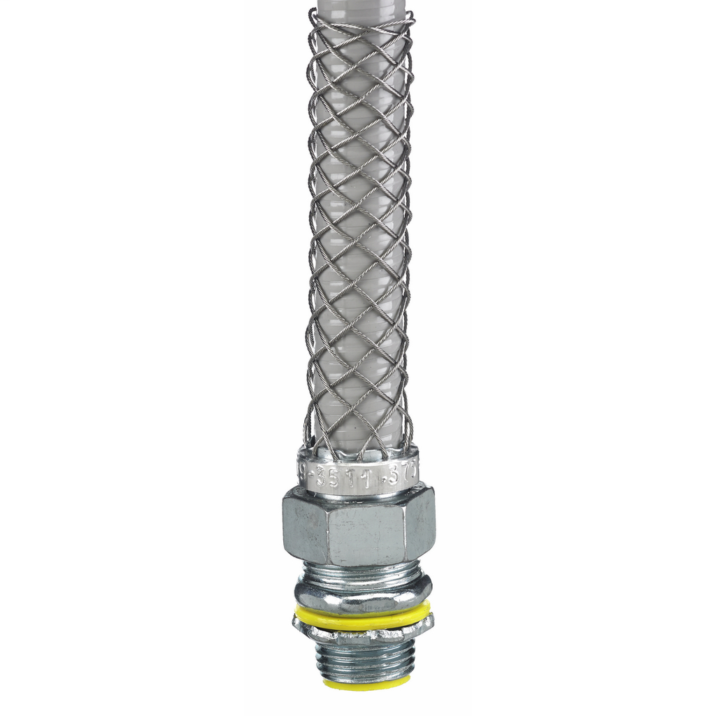 Kellems Wire Management, Liquidtight System, Straight, 1", Insulated with Mesh