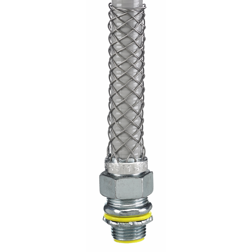 Kellems Wire Management, Liquidtight System, Straight, 1", Insulated with Mesh